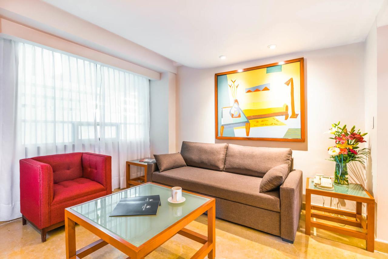 Eurostars Zona Rosa Suites Мехіко Екстер'єр фото Living room