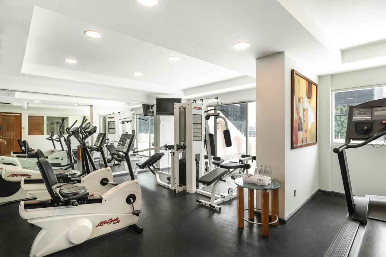 Eurostars Zona Rosa Suites Мехіко Екстер'єр фото The gym at the hotel
