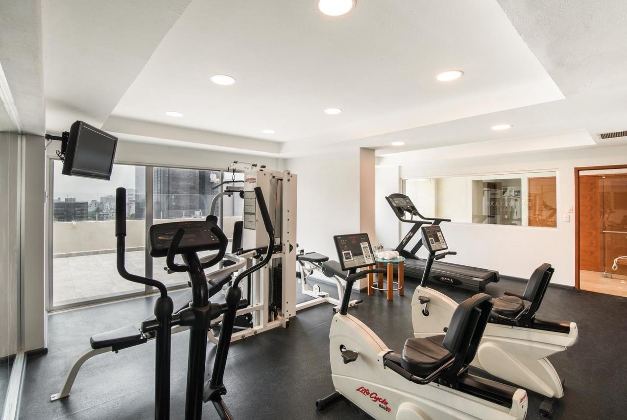 Eurostars Zona Rosa Suites Мехіко Екстер'єр фото The gym at the hotel